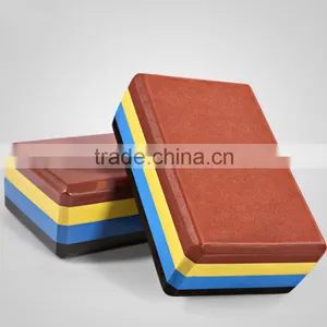 High Quality 4 Colors Yoga Block Practice Fitness Gym Sport Tool Yoga Block Brick Foaming Foam Home Exercise thumbnail-1