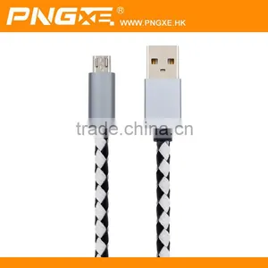 2015 Most Fashionable Metal & pu 5pin Micro Usb Android Data Cable for All Mobile Phone thumbnail-2