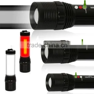 Sidiou Group Outdoor Multifunction Rechargeable Flashlight Mechanical Zoom Searchlight (including 1 x 3000mA 18650 Battery) thumbnail-6