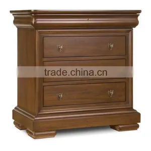 Bed Side Table Timber Night Table Panel Furniture thumbnail-1