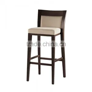 Modern Solid Wood Furniture Wooden Bar Stool Chair Used for Restaurant/pub thumbnail-1