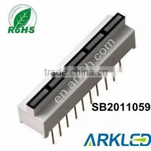 Pure Green Color Segment LED Bar Graph for Volum LED Display thumbnail-5