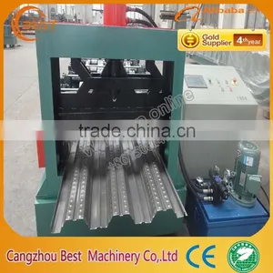 Floor Tile Production Line Metal Steel Deck Roll Forming Machine thumbnail-1