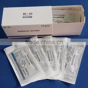 Polyglycolic Acid Absorbable Surgical Suture thumbnail-1