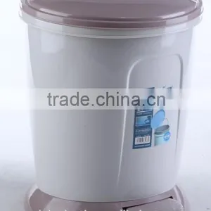 Hot Sale Office Use Trashcan Plastic Pedal Trashcan thumbnail-3