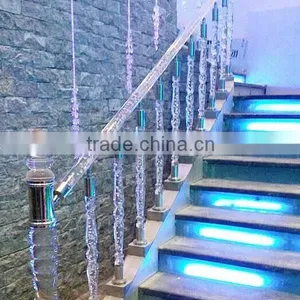Factory Price Transparent Acrylic Crystal Baluster/ Acrylic Bubble Handrial thumbnail-4