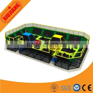 Large Adult Trampoline Safety Net Amusement Park Outdoor With Safety Pad thumbnail-4