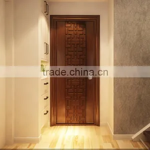 Chinese Style Interior Decor 3d Leather Panel Door Cover(Forbidden City) thumbnail-2