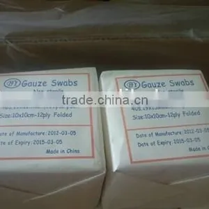 100% Raw Cotton Absorbent Medical Steriling Gauze Sponges thumbnail-4