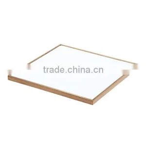 2016 Hot Sale Modern Furniture Custom Cut Carrara Marble Inlay Table Top Dining Table thumbnail-4