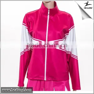 Fashion Sublimation Slim Fit Full-Zip Womens Training Top thumbnail-3