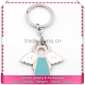 Lovely Keychains Custom Metal, Hot Sale Angel Keychain thumbnail-3