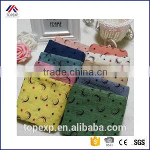 Kids Soft Touch Printed Polyester Cotton Material Scarf thumbnail-1