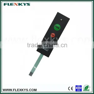 New Fashion Embossing Key Poly Dome Tactile Feedback 2.54mm Zif Connector Led Membrane Switch thumbnail-3
