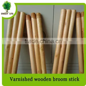 2016 Factory Price Varnished Wood Stick/Wooden Brush Handle for Sweeping Tools thumbnail-3