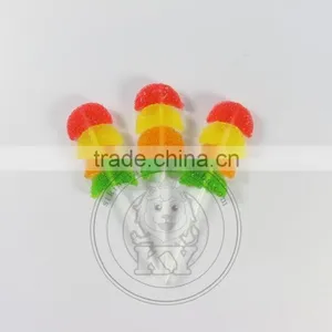 Fruity Shape Soft Gummy Jelly Candy Lollipop thumbnail-5