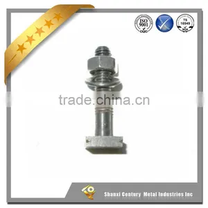 Steel Half Thread t Bolts With Nuts and Washer thumbnail-1