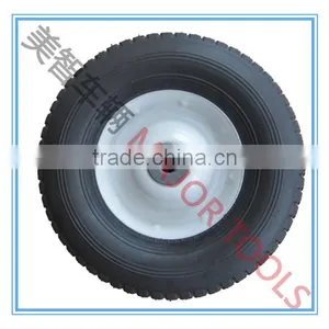 10x3.3 Semi Pneumatic Rubber Tyre Inflatable Wheel thumbnail-1