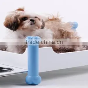 Plush Dog Bed With Bone Shap Design thumbnail-1