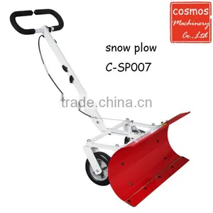 Wheeled Hand Push Snow Plow thumbnail-1