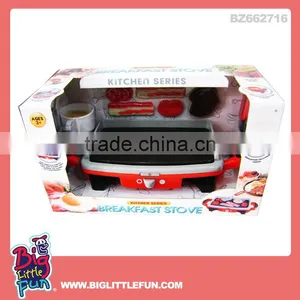 Kitchen Toy Bbq Toy Breakfast Stove Toy thumbnail-1