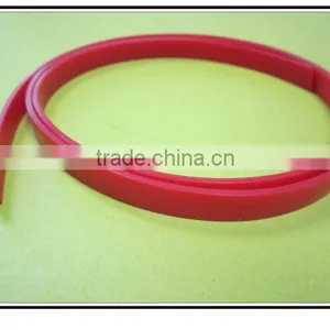 Red Extruded Insulation Silicone Rubber Strip ASE-92 thumbnail-1