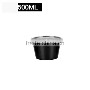 Plastic Round Meal Preparation Container / Food Saver With Clear Lid, Leak Proof, Microwavable Plastic Food thumbnail-2