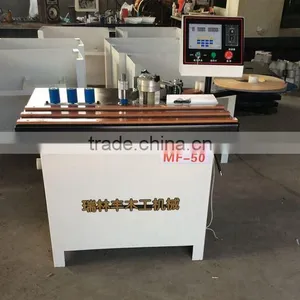 Manual Type MF-50,woodworking Edge Banding Machine,different Planes Double Spread Wood Edge Bander thumbnail-1