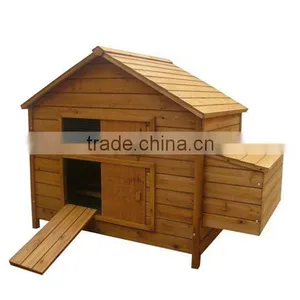 Wooden Chicken Coop With Egg Crate thumbnail-1
