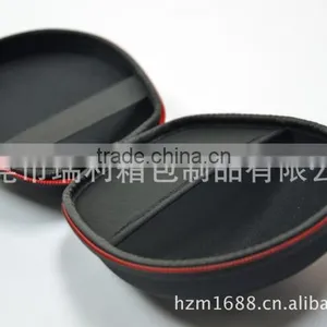 Hard Eva Earphone Earbruds Headphone Zipper Case Customized Personalized EVA Earphone Box Carrying Case thumbnail-4