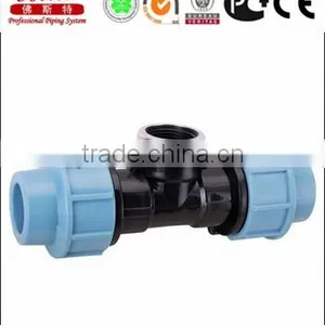 DIN 8078 Germany Standard PP Compression Fititngs Male/female Adaptor thumbnail-5