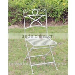 Wrought Iron Stylish Light Green Square Coffe Table Patio Set thumbnail-4