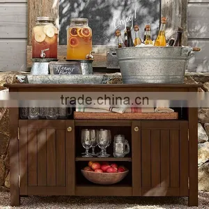 Big Galvanized Metal Tub | Planters Large | Oval Metal Flower Bucket Beer thumbnail-2