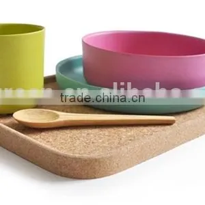 Cute Carton Crab Kids Dinner Set,bamboo Fibre Plate&bowl&tumbler&spoon&fork Dinner Set thumbnail-3