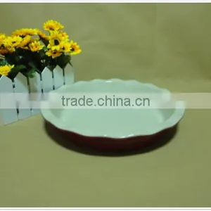 2014 Wholesale Daily Use Porcelain Ceramic Bakeware Fruit Plate thumbnail-4