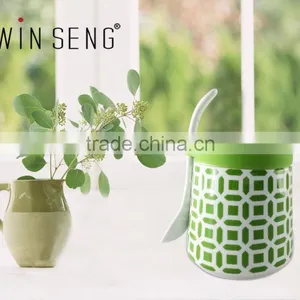 New Design Kitchen Porcelain Container Air Tight Food Canister thumbnail-2