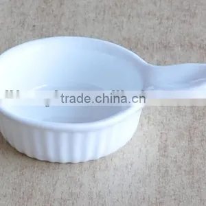 Durable Porcelain Small Bowl With Handle thumbnail-1