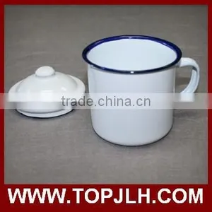 Blank Coated Customed Logo Printing Enamel Coffee Mugs thumbnail-2