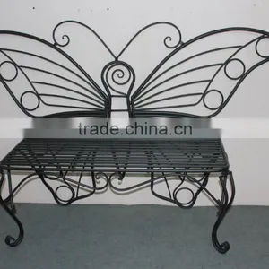 Metal Butterfly Bench for Garden thumbnail-3