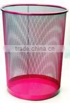 Hotel Room Metal Mesh Trash Can thumbnail-1