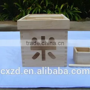 Storage Use Wood Packaging Rice Box 5 kg 10 kg Wooden Flour Box thumbnail-1