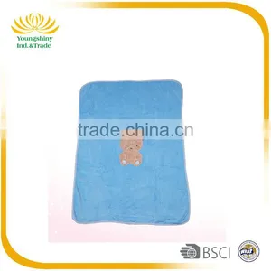 Good Feedback Cute Baby Blanket With Solid Embroidery thumbnail-2