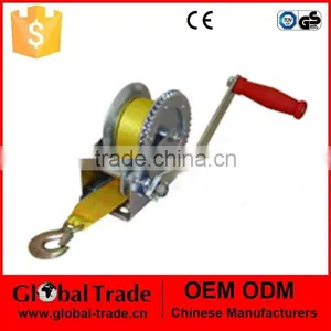 Geared Hand Winch 1000lbs / 450kg Capacity With Webbing Strap New Tool , Manual Winches T0053 thumbnail-1