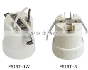E27 Edison Screw Shell Ceramic Cap Lampholder Socket Lamp Holder With Bracket thumbnail-5