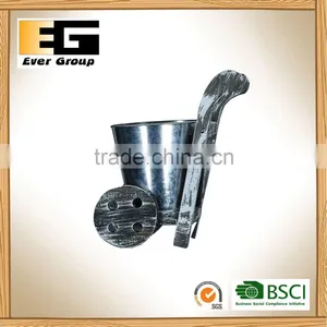 Drum Shaped Flowerpot Wooden Bracket Models thumbnail-2