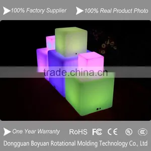 Dongguan Led Furniture/light up Bar/ Led Plastic Cube thumbnail-3