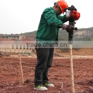 50mm 70mm Portable Petrol Powered Fence Vibrating Post Driver Hammer Mini Gasoline Excavator Pile Machine thumbnail-2