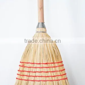 Long Wood Handle Millet Broom thumbnail-4