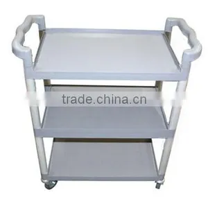 3 Shelf Grey Service Cart Cleaning Trolley 07101*02 thumbnail-4