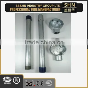 Electrical Wire Conduit Rigid Hot Galvanized Steel Pipe thumbnail-1